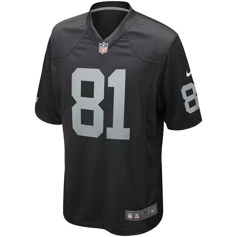 Maillot de joueur retraité Nike Tim Brown pour homme, noir, Las Vegas Raiders Game