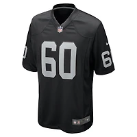 Men's Nike Tomari Fox  Black Las Vegas Raiders Team Game Jersey