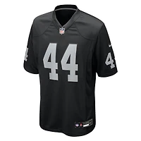 Men's Nike Tommy Eichenberg  Black Las Vegas Raiders Team Game Jersey