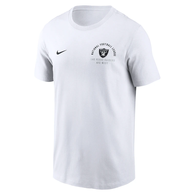 Men's Nike  White Las Vegas Raiders Essential T-Shirt