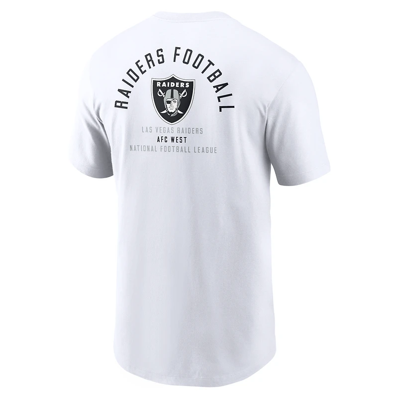Men's Nike  White Las Vegas Raiders Essential T-Shirt