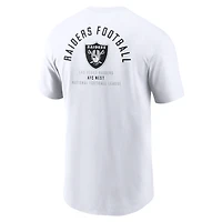 Men's Nike  White Las Vegas Raiders Essential T-Shirt