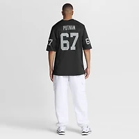 Men's Nike Will Putnam  Black Las Vegas Raiders Team Game Jersey