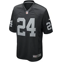 Men's Nike Willie Brown Black Las Vegas Raiders Game Retired Player Jersey