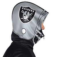 Men's Pro Player Black/Silver Las Vegas Raiders Helmet Full-Zip Hooded Track Jacket