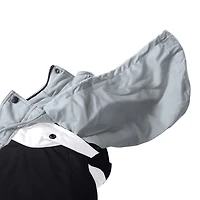 Veste à capuche zippée intégrale pour homme, modèle Pro Player noir et argent, logo des Raiders de Las Vegas