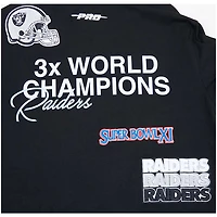 T-shirt Pro Standard Las Vegas Raiders Championship noir pour homme