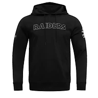 Sweat à capuche classique en chenille Pro Standard pour homme, noir, Las Vegas Raiders