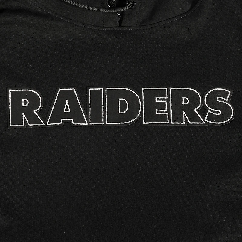 Sweat à capuche classique en chenille Pro Standard pour homme, noir, Las Vegas Raiders