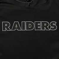 Sweat à capuche classique en chenille Pro Standard pour homme, noir, Las Vegas Raiders