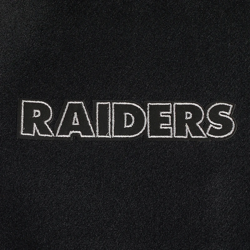 Men's Pro Standard Black Las Vegas Raiders Full-Zip Varsity Jacket