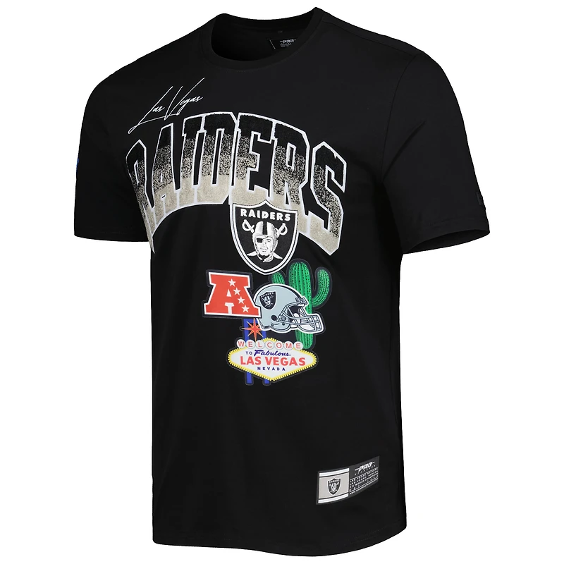 Men's Pro Standard Black Las Vegas Raiders Hometown Collection T-Shirt