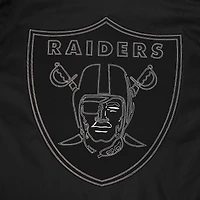 Men's Pro Standard Black Las Vegas Raiders Paint The City Twill Full-Zip Jacket