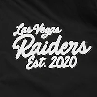 Men's Pro Standard Black Las Vegas Raiders Paint The City Twill Full-Zip Jacket