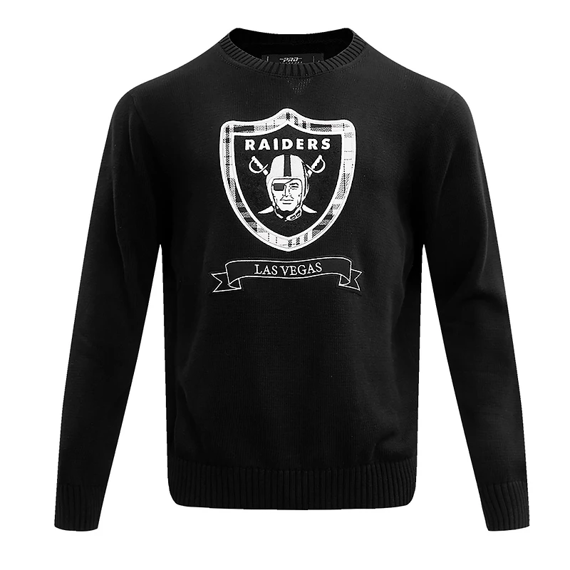V110751 Raid NOIR 23 NFL PULL EN TRICOT PRO PREP POUR HOMMES STRMENC