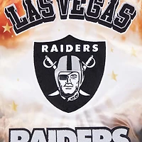 Veste Pro Standard noire à boutons-pression en satin sublimé pour homme des Las Vegas Raiders