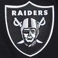Men's Pro Standard Black Las Vegas Raiders Turn It Up Drop Shoulder Pullover Sweatshirt