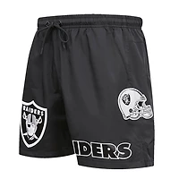 Short tissé Pro Standard noir Las Vegas Raiders pour hommes