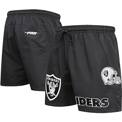 Short tissé Pro Standard noir Las Vegas Raiders pour hommes