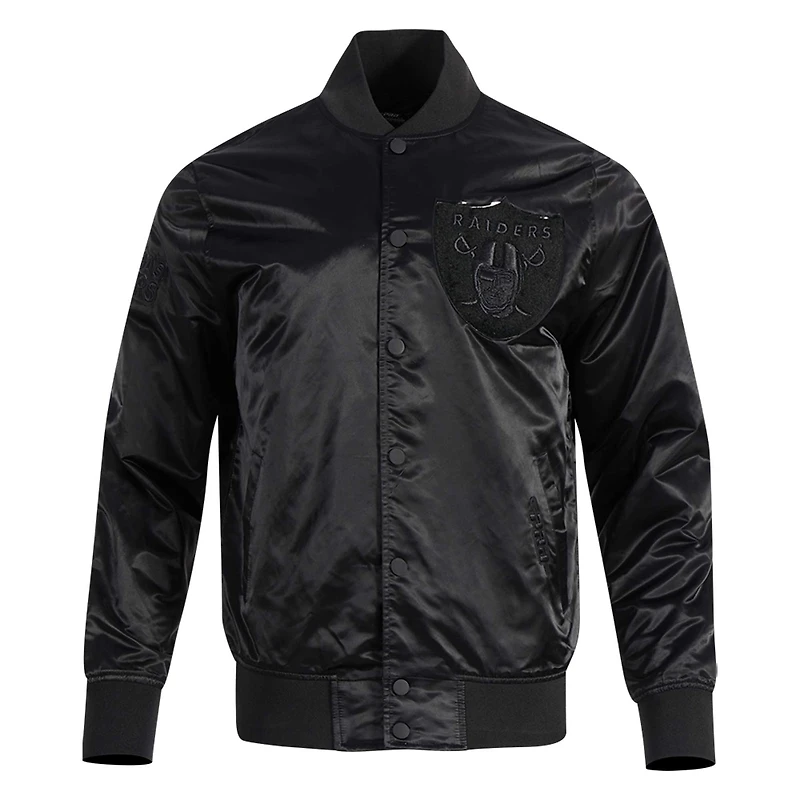 Veste à boutons-pression Pro Standard Maxx Crosby pour homme, noire, des Las Vegas Raiders Player