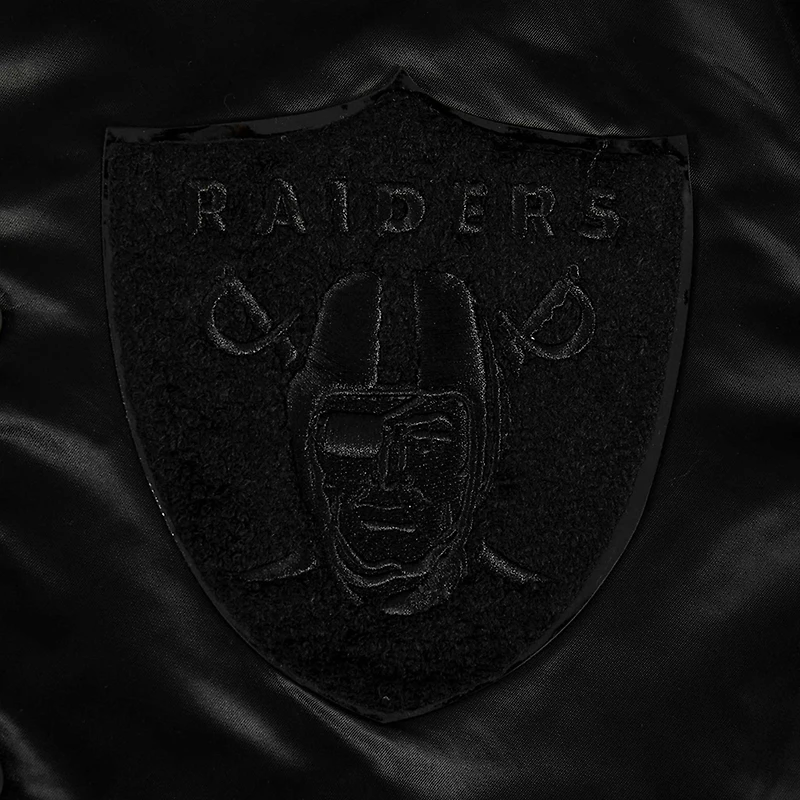 Veste à boutons-pression Pro Standard Maxx Crosby pour homme, noire, des Las Vegas Raiders Player