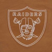 Men's Pro Standard Maxx Crosby Brown Las Vegas Raiders Pullover Crewneck Sweatshirt