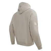 Sweat à capuche Pro Standard Maxx Crosby Tan pour homme avec nom et numéro de joueur des Las Vegas Raiders