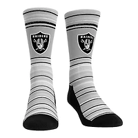 Men's Rock Em Socks Las Vegas Raiders Primary Crew & Boxer Briefs Combo Pack