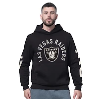 Sweat à capuche en polaire noir Starter pour homme des Las Vegas Raiders Handoff