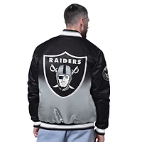 Veste noire à boutons-pression pour homme, style universitaire, Pass Rush