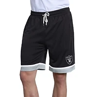 Short en maille Starter noir pour homme, modèle Power Play des Raiders de Las Vegas