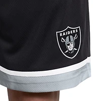 Men's Starter  Black Las Vegas Raiders Power Play Mesh Shorts