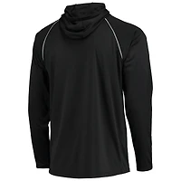 T-shirt à capuche manches longues raglan Starter Las Vegas Raiders noir pour homme