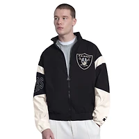 Veste à capuche zippée Starter noire pour homme, modèle The Gust des Raiders de Las Vegas