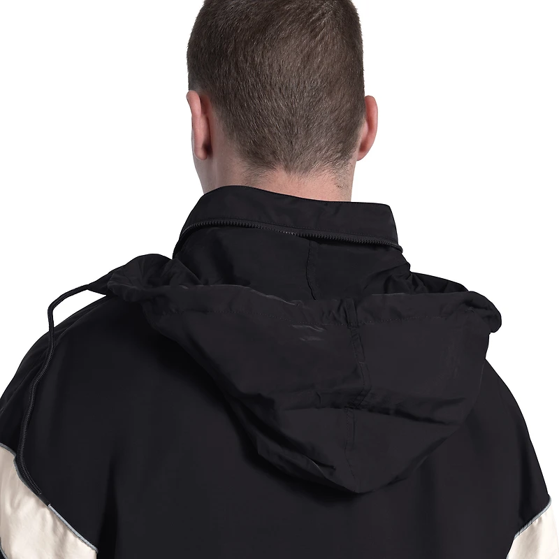 Men's Starter Black Las Vegas Raiders The Gust Full-Zip Hooded Jacket