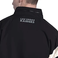 Men's Starter  Black Las Vegas Raiders The Gust Full-Zip Hooded Jacket