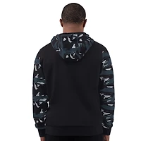 Sweat à capuche zippé noir pour homme Starter Las Vegas Raiders Thursday Night Gridiron