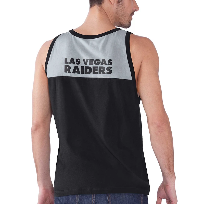 Las Vegas Raiders Touchdown Fashion Starter noir pour homme - Débardeur