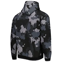 Men's The Wild Collective Black Las Vegas Raiders Camo Pullover Hoodie