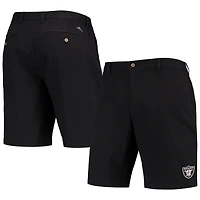 Short Tommy Bahama noir Las Vegas Raiders Boracay en trois mélanges pour homme