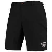 Short Tommy Bahama noir Las Vegas Raiders Boracay en trois mélanges pour homme