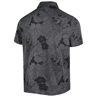 Men's Tommy Bahama Black Las Vegas Raiders Miramar Blooms Polo