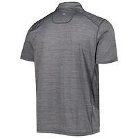 Men's Tommy Bahama Charcoal Las Vegas Raiders Delray Frond IslandZone Polo