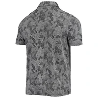 Men's Tommy Bahama Charcoal Las Vegas Raiders Throwback Sport Palmetto Palms Polo