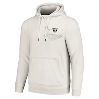 Men's Tommy Bahama White Las Vegas Raiders Home Game Pullover Hoodie