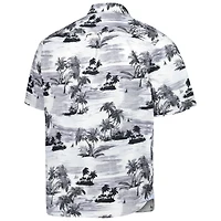 Chemise boutonnée Tommy Bahama Las Vegas Raiders Sport Tropical Horizons pour homme, blanc