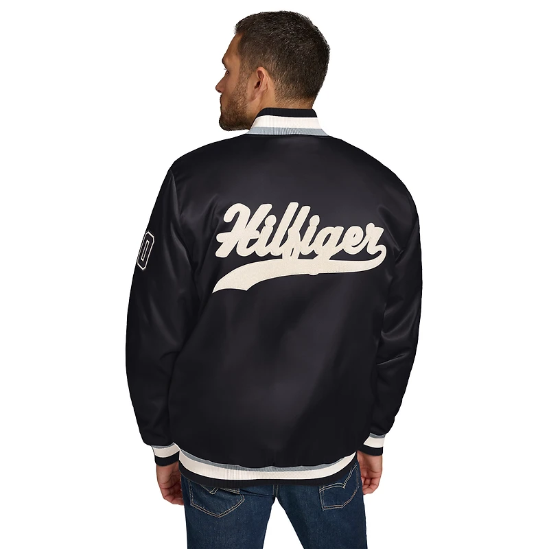 Veste en satin à boutons-pression Dante des Las Vegas Raiders de Tommy Hilfiger pour homme
