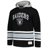 Sweat à capuche tendance Tommy Hilfiger noir Las Vegas Raiders Ivan pour hommes