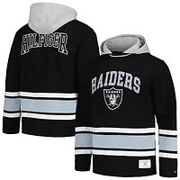 Sweat à capuche tendance Tommy Hilfiger noir Las Vegas Raiders Ivan pour hommes