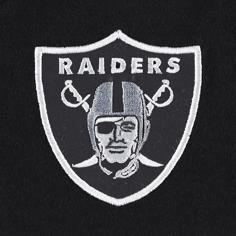 T-shirt à manches longues Tommy Hilfiger Las Vegas Raiders Peter Team noir pour homme